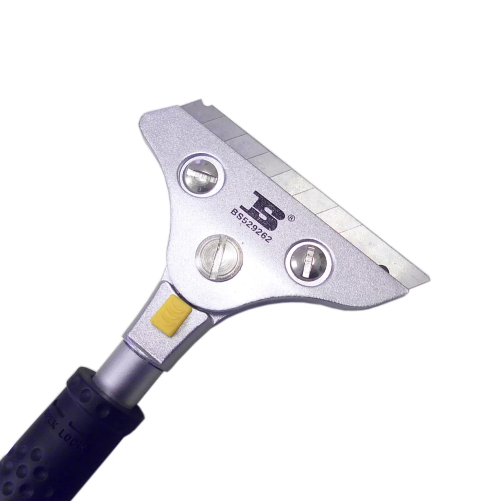 SIJIBOSI Extensible Aluminium Long Handle Floor Window Wall Razor Scraper