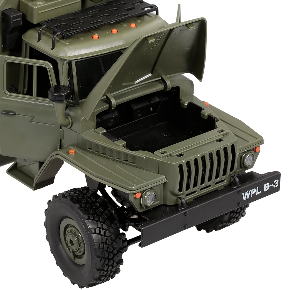 WPL B-36 1:16 RC автомобиль военный командный Автомобиль 2,4G 6WD армейский автомобиль Детский подарок Детская игрушка для мальчиков RTR