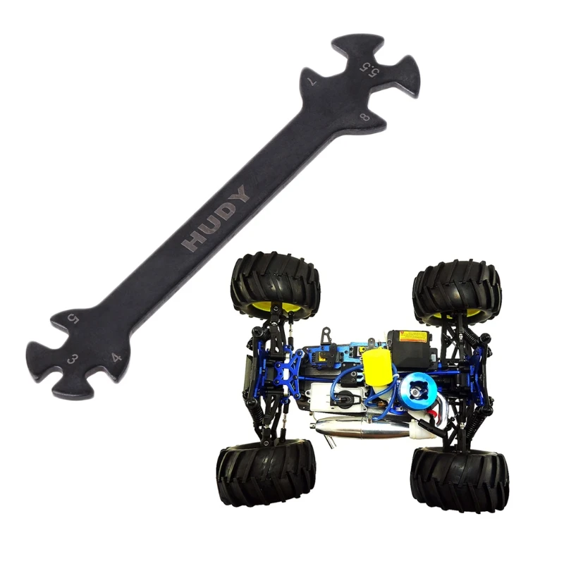 

Multifunctional 6 in 1 RC Wrench Tool 3/4/5/5.5/7/8MM For Turnbuckles with Nuts