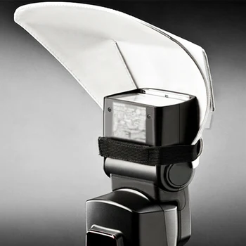 

Universal Flash Diffuser for Camera Softbox Synthetic leather Flash Bounce Reflector for Nikon Pentax Sony Canon Pentax