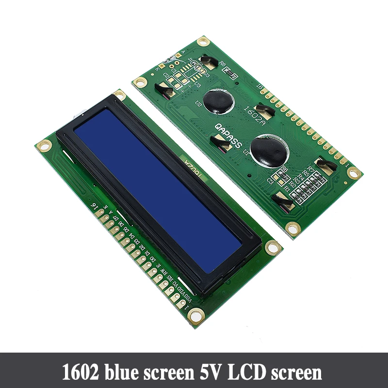 AEAK 1 шт. ЖК-дисплей 1602 1602 Модуль синий экран 16x2 символ ЖК-дисплей модуль HD44780 контроллер синий черный свет