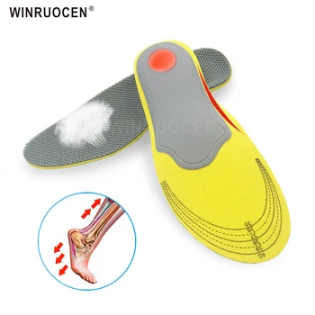 

Comfortable Orthopedic Flat Foot Insoles Arch Support for Men Woman Shoes Shock Absorption Breathable Function Sports Insoles