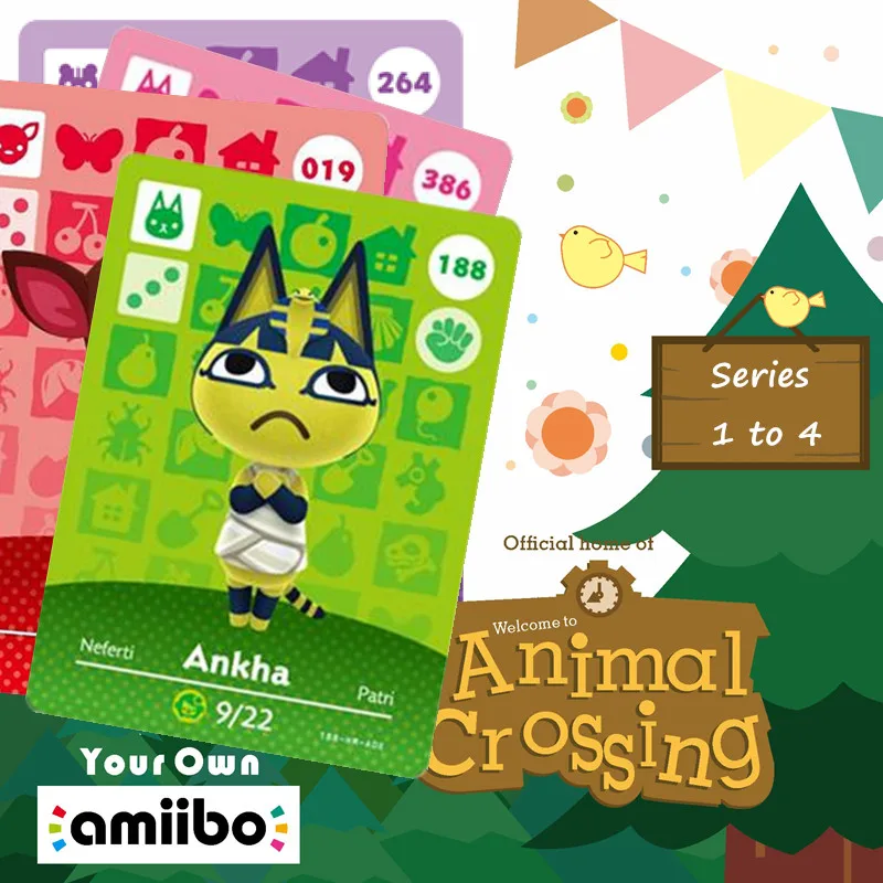 

New Horizons Animal Crossing card nfc Amiibo Card Work for NS Games Series 1 to 4 amiibo animal crossing