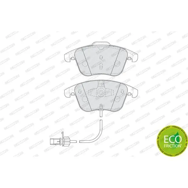 Колодки тормозные AUDI A4/A4 ALLROAD/A5 1.8-3.2 07- передние с д