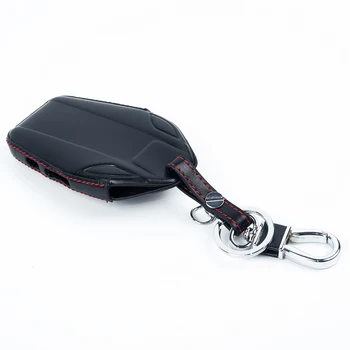 

For BMW 2016 2017 2018 7 Series Key Leather Cover Fob Universal Display Fitting 2018