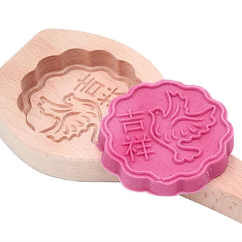

Wooden Lettering Pastry Moon Cake Dim Sum Cookies Dessert Pumpkin Pie Green Bean Cake The Mould Food Tool Kitchen Supplies