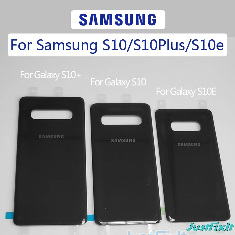 Чехол для батареи для SAMSUNG Galaxy S10 S10+ S10 plus S10e G970 G970F задняя крышка для батареи задняя крышка для стекла Корпус чехол Замена