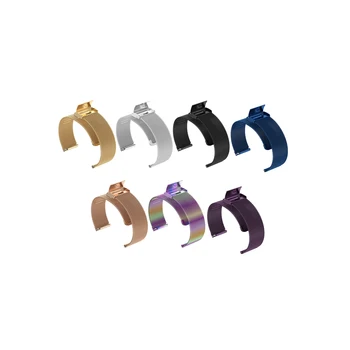 

18mm Stainless Steel Leather Silicone Wristband Strap Bracelet For vivoactive 4s