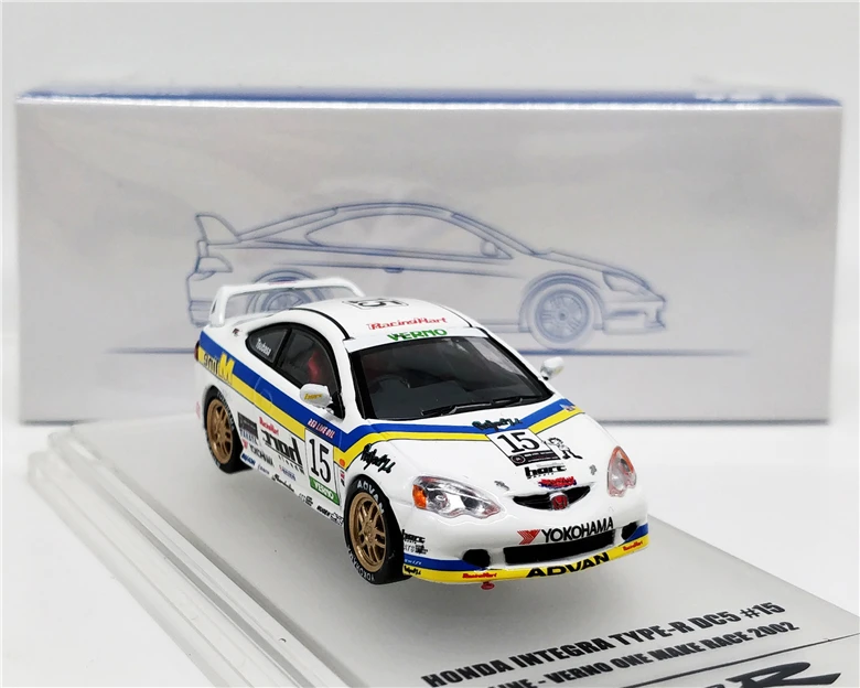 1: 64 INNO64 Honda INTEGRA TYPE R DC5#1" M Line" VERNO Japan One Make Racing 2002 гоночный литой модельный автомобиль