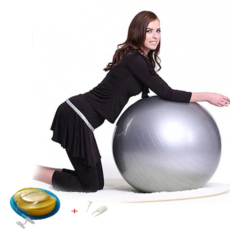 

Yoga Balls Pilates Fitness Gym Massager point Balance Fitball Exercise Workout Ball 45/55/65/75/85CM with pump