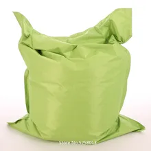 Fern Зеленый современный чехол для дивана домашнее кресло мешок стул, гигантский Размер 180 см длинный Versitle функция beanbags домашняя мебель