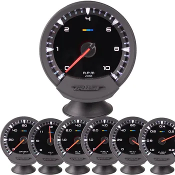 

Tachometer for 7 Color LED Meter 12V Car Gauge 0-10000 RPM Turbo Boost Volt Water Temp Oil Temp Sensor Turbo EGT Gauge Voltage
