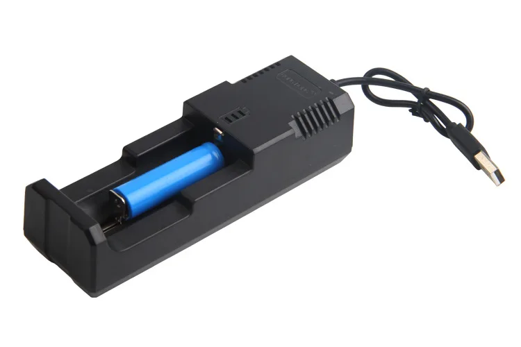 USB Зарядное устройство Одиночная раковина Универсальное зарядное устройство с двойной раковиной фиксированный Зарядное устройство 18650 14500 26650 зарядное устройство для фонарика