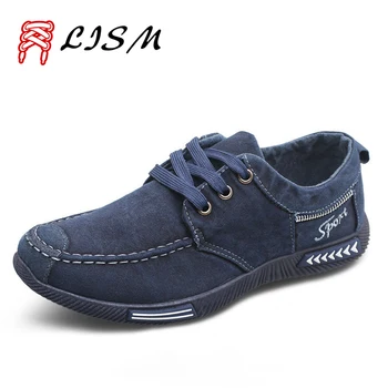 

2019 Spring and Summer New Men Shoes with Classic Canvas Low-top Casual Sport Shoes Men Breathable Wild Lace Outdoor Shoes Tide