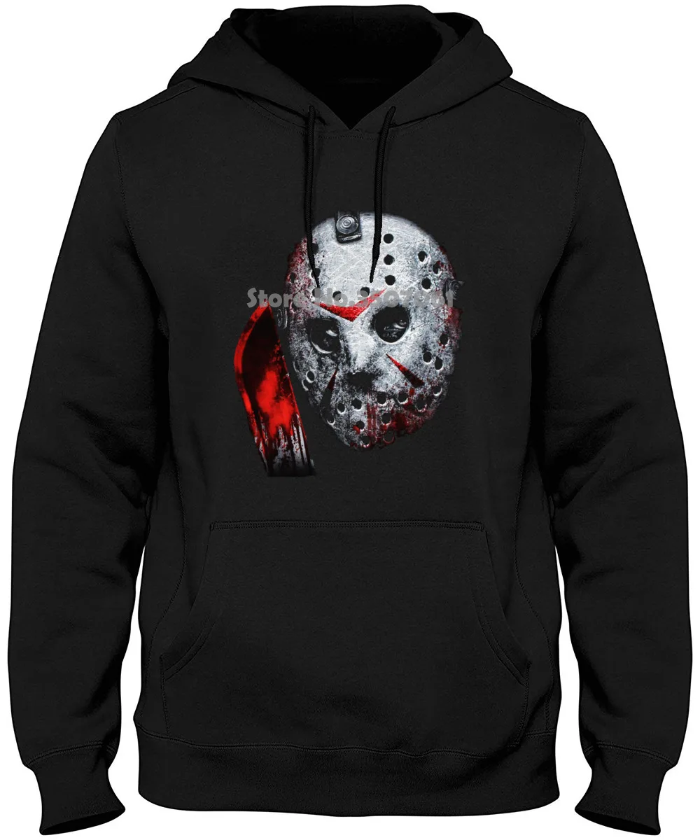 

Changes Friday The 13th Jason Voorhees Airbrush Mask Black Printed Men Short Sleeve long Sleeve Funnys Hoodies & Sweatshirts