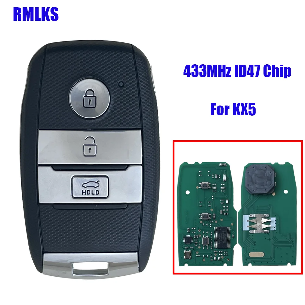 

3 кнопочный ФОБ-брелок для KIA KX5 без ключа Go 433 МГц ID47