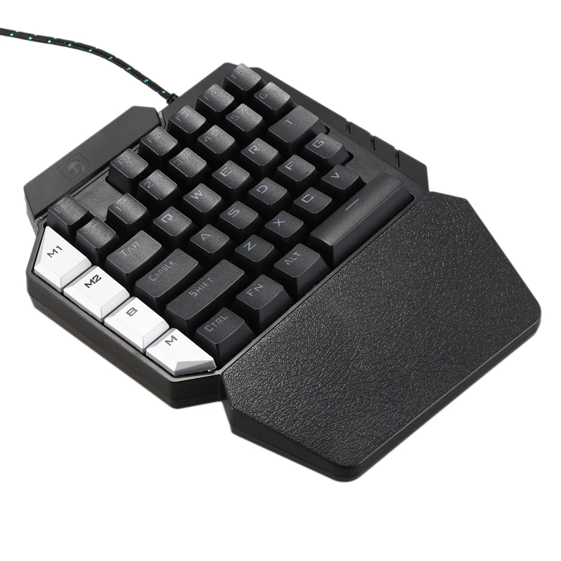 K109 Universal Wired One-Handed Gaming Keypad 38 Keys Mechanical Keyboard