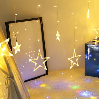 

Starry Sky Romantic Strings Lights 2.5m Strings Lights Easy to Install Indoor Outdoor Decor TN88