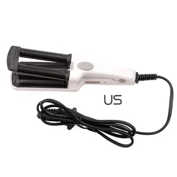 

P65 Portable Mini Style Clip Small Three Tube Curler Home Travel Mini Hair Stick Hairdressing Supplies