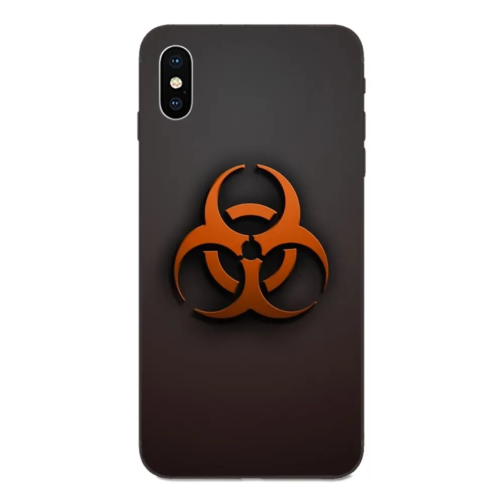 Для красный логотип Biohazard простой телефонные чехлы для Samsung Galaxy A3 A5 A6 A6s A7 A8 A9 A10 A20E A30 A40 A50 A60 A70 звезды плюс - Цвет: as picture