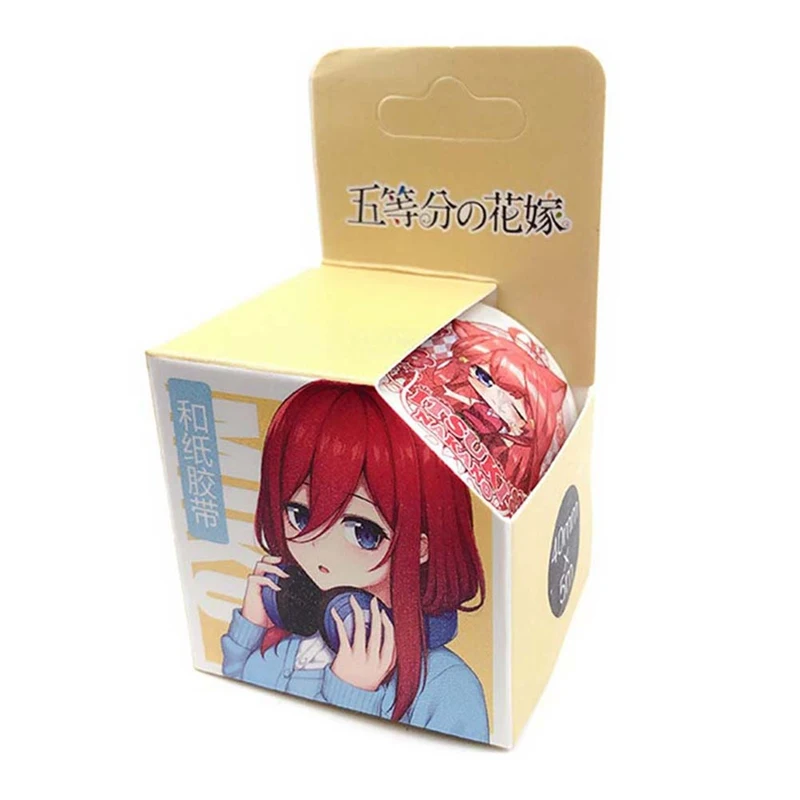 

40CM Wide Anime And Paper Tape Hand Book Decorative Tape Set Japanese Paper Stickers Scrapbooking Vintage Adhesive Stationery
