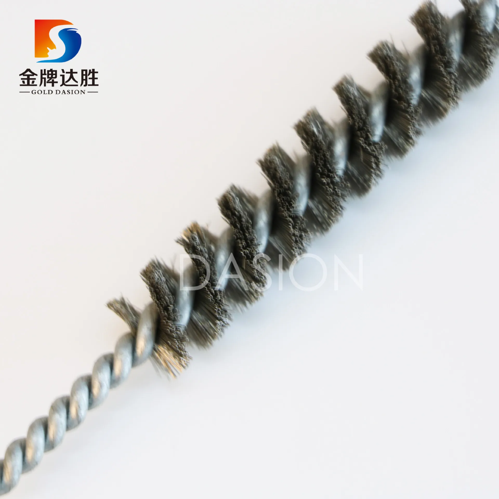 [Manufacturers Direct Selling] Ridge Design Steel Wire Grind Polishing Torsion Brush Pipeline Cleaning Brush