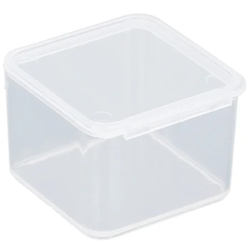 

Transparent Plastic Small Square Boxes,Packaging Storage Box,With Lid For Jewelry Box Accessories Finishing Box Hardware Parts T