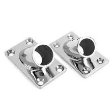 Audew лодка труба Морская Лодка 45 ° ограждение перила 316 нержавеющая сталь трубы базовый фитинг поддержка морской аппаратуры 22 мм/25 мм