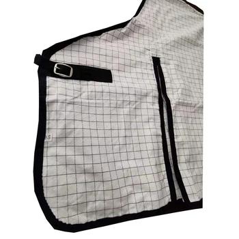 

Protection Neck Cover Horse Fly Rug Sunscreen Anti-mosquito Combo White