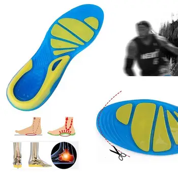 

Sport Stable Military Unisex Non-Slip Running Orthopedic Insole Cushion TPE Insert Shoe Pad Foot Care Shock Absorption