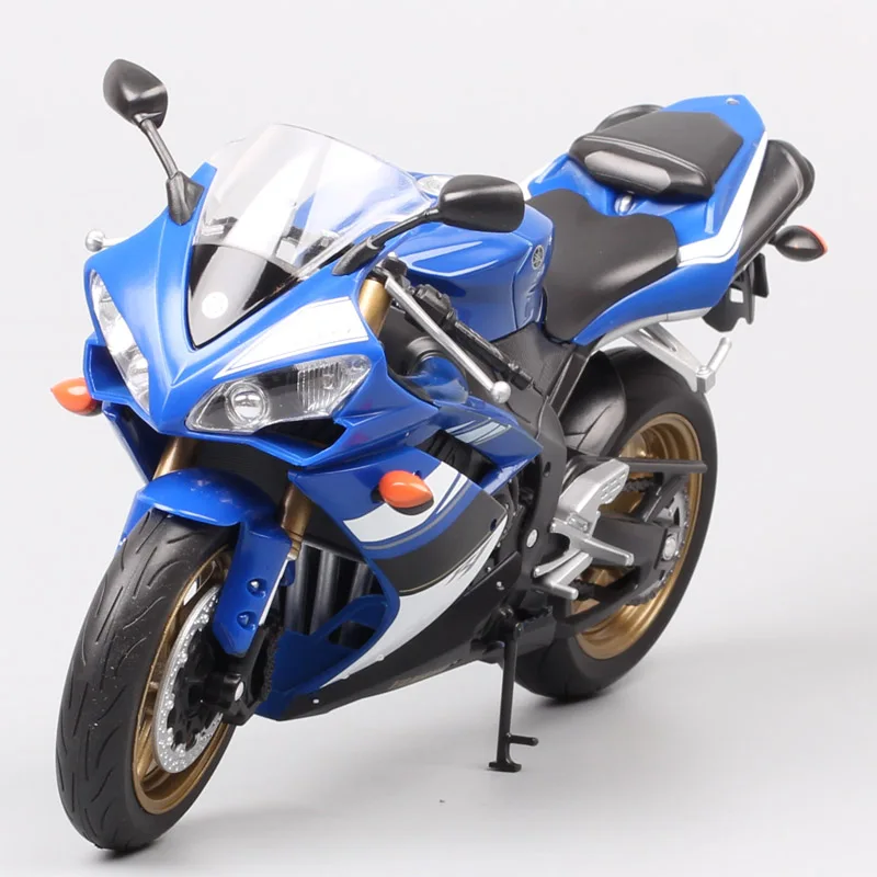 1:10 масштаб welly большой Yamaha YZF-R1 мотоцикл Diecasts и игрушечные транспортные средства гоночный мотоцикл модель игрушка подарок для коллекции детей