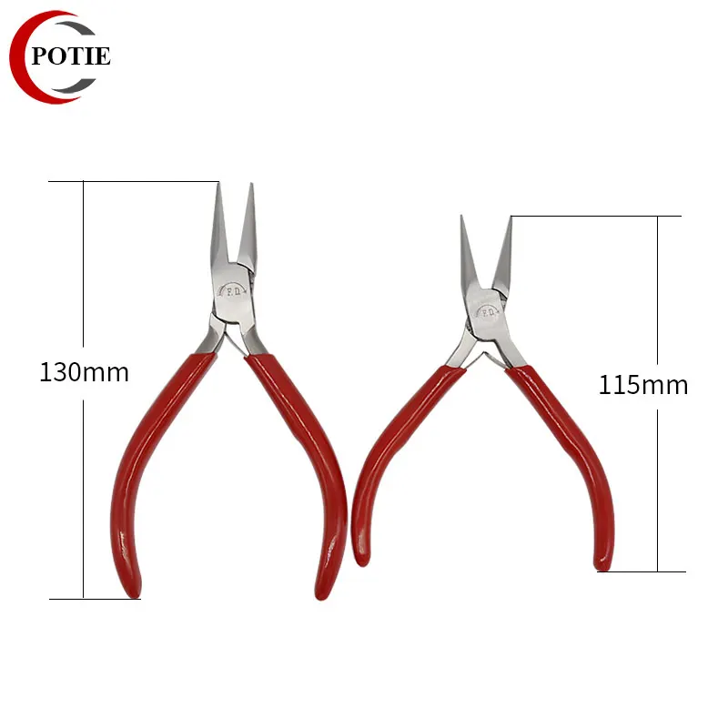 Potie Stainless Steel Portable Mini Pliers Wire Cutting Bending Jewelry
