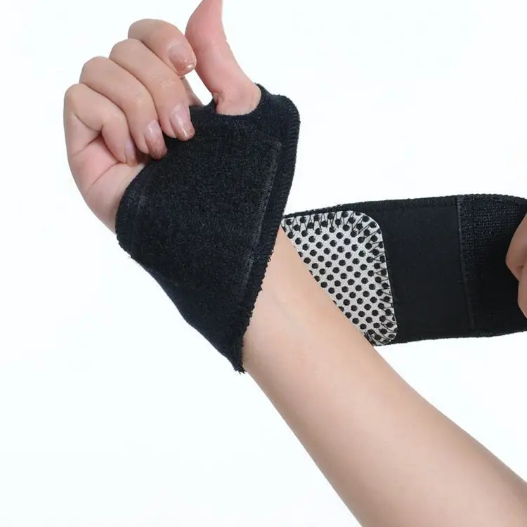 2PCS Wristband Wrist Support Weight Lifting Gym Training Brace Straps Wraps Magnetic Therapy Protector Outdoot Sports Safety