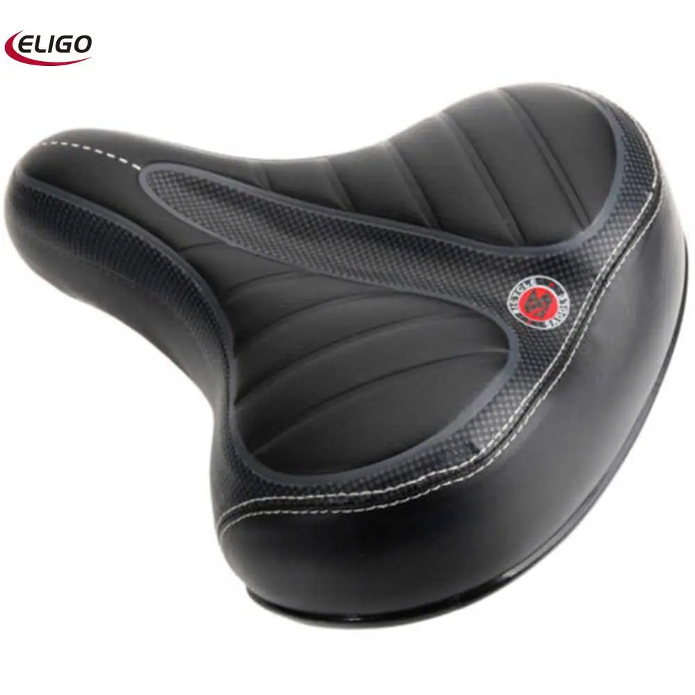 

Bicycle saddle stripes comfortable and durable riding (black enlarged thickened)