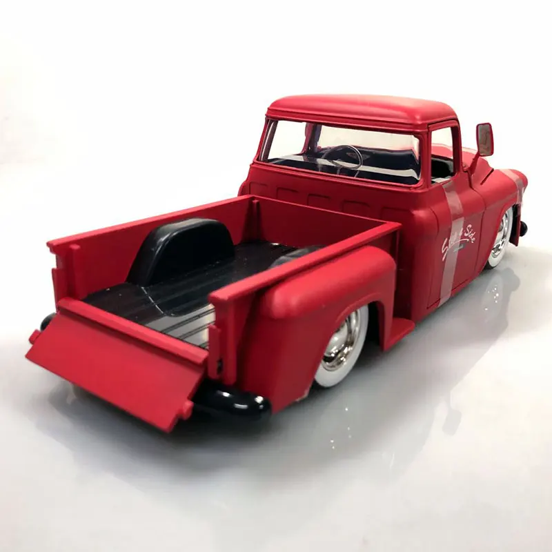 JADA 1/24 Scale Just Trucks 1955 Chevy Stepside Pickup литая металлическая модель автомобиля игрушка для подарка, детей, коллекция