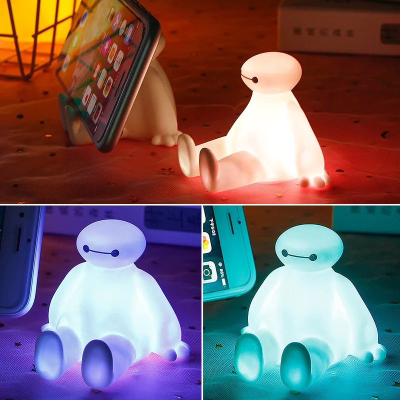 Держатель для Мобильный телефон Disney Baymax цветной светящийся светильник