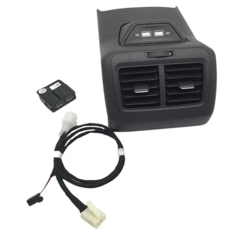 

5GG819203 Rear Armrest Air Outlet Vent Air Conditioning Cover with USB Charging Interface for Golf 7 MK7