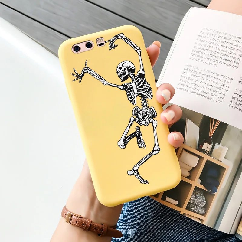 Silicone Soft Matte TPU Shell For HUAWEI P10 P10lite P10plus Case Personality Tide Shell For Huawei P10 Plus Case Fashion Shell glass flip cover Cases & Covers