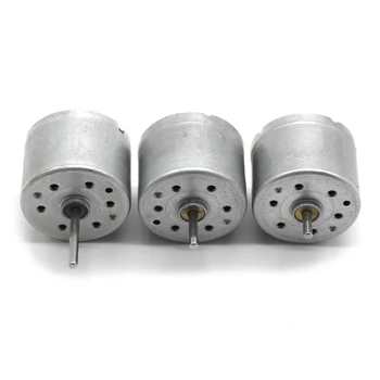 

Micro Electric 310 Mute Motor DC 1.5V-6V 3V 3.7V 7300RPM Mini Small 24mm Round Motor for Solar Power Toys Car Boat Ship Model