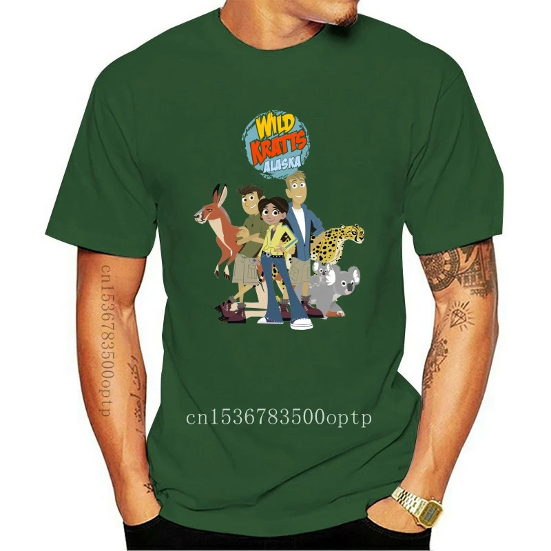 Vito H. Jackson От 2 до 6 лет детская футболка Wild Kratts с логотипом персонализированная