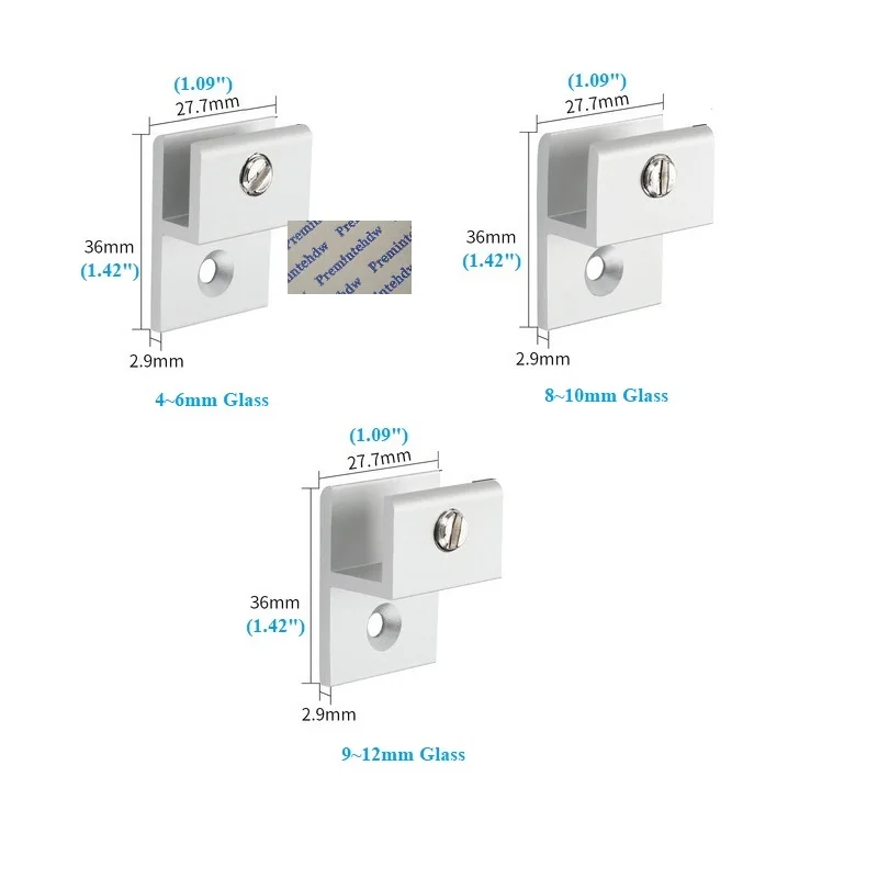 clipe de montagem na parede espelho acrilico 01