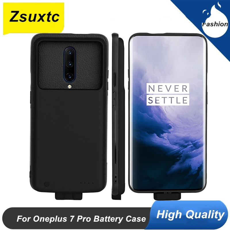 Per Oneplus 7 Pro Custodia Per Batteria 5000 Mah Smart Caricabatterie Custodia Per Batteria Per Oneplus 7 Pro Custodia Per Batteria Per Oneplus7 Pro