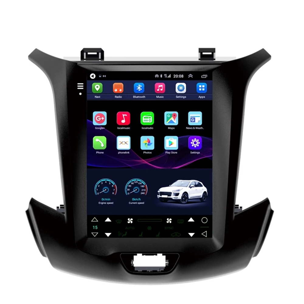 9," Tesla стиль экран android 8,1 gps Автомагнитола для Chevrolet Cruze Автомобильный мультимедийный bluetooth с 4g lte беспроводной сети