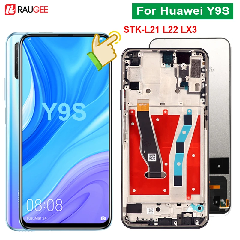 Дисплей Raugee для huawei Y9s Stk-l21 сенсорный экран Huawei Y9 S STK-L21 L22 LX3 оригинальный |