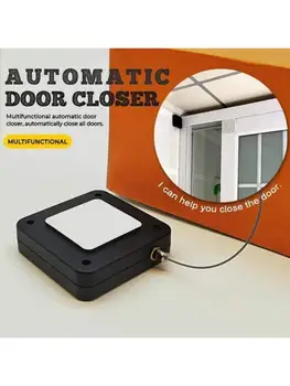 

5Pcs Punch-Free Automatic Sensor Door Closer Automatically Close for All Doors 667A