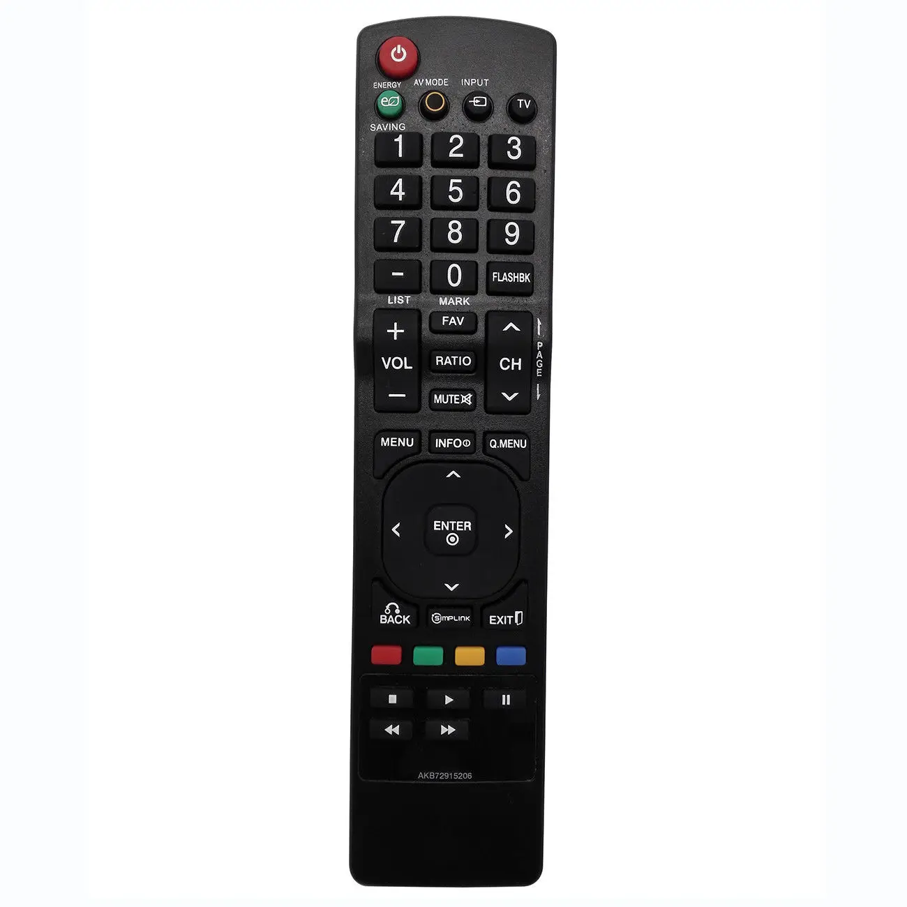 

1x TV Replaced Remote AKB72915244 Sub AKB72915206 Pro For LG LCD LED HD Smart TV