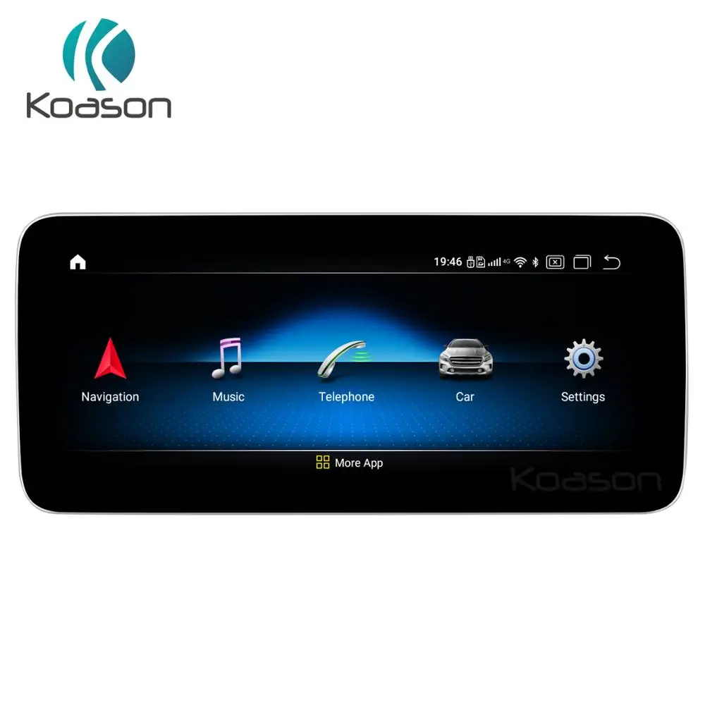 Koason Android 9,0 Qualcomm 10,25 дюймовый экран Автомобильный gps-навигатор для Mercedes Benz GLA/CLA/A 2012- Автомобильный мультимедийный воспроизведение