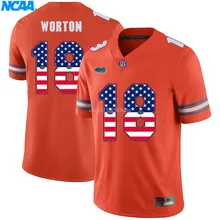 Новое поступление высокое качество c. J. Вортон#18 Криса вильямсона#14 Молодежная футболка Джерси S-XXXL