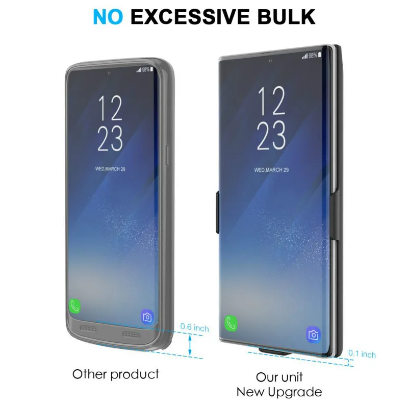 Leioua зарядное устройство чехол для samsung Note 10 портативный путешествия зарядки Банк питания чехол 7000 мАч для samsung Note 10 Pro
