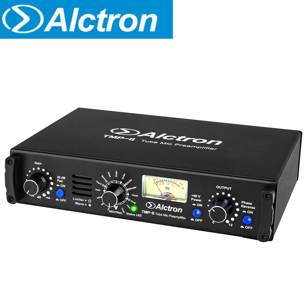 Alctron TMP-6 многофункциональная вакуумная трубка mic amp 48В фантомное питание для